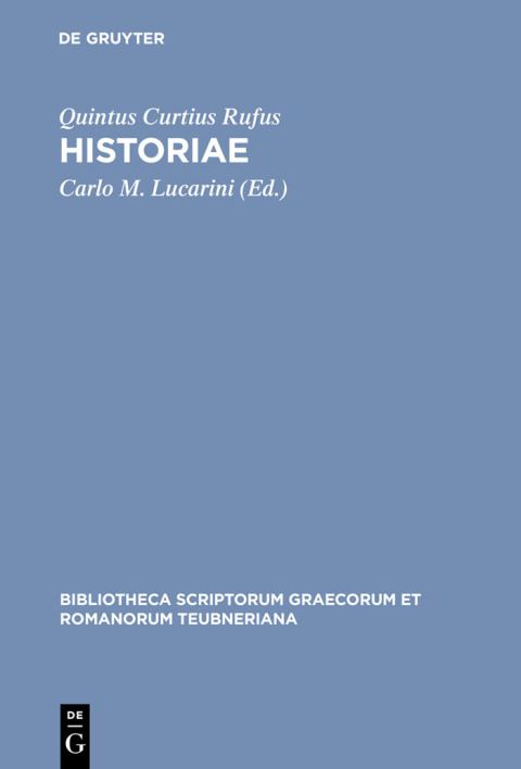 Cover image for book Historiae