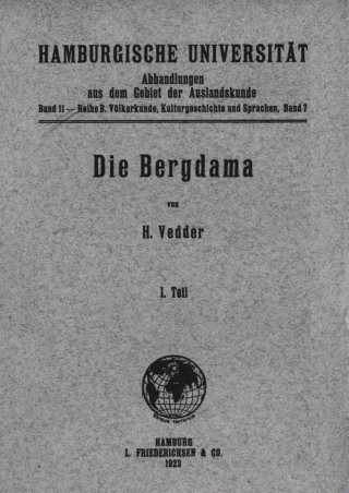 Heinrich Vedder: Die Bergdama. Teil 1