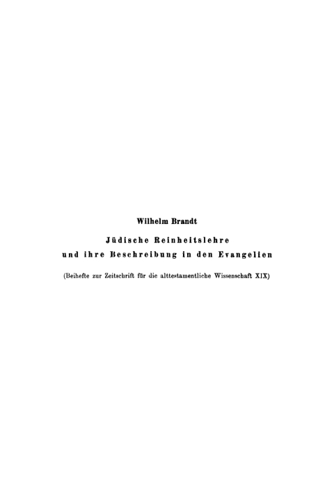 Cover image for book Jüdische Reinheitslehre und ihre Beschreibung in den Evangelien