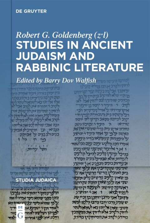 Cover image for book Studies in Ancient Judaism and Rabbinic Literature