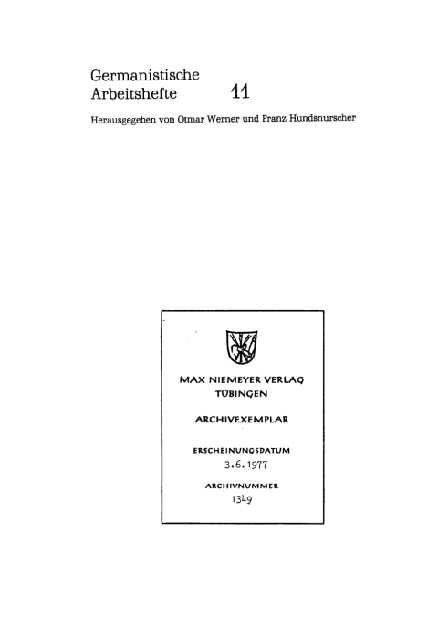 Cover image for book Kleine generative Syntax des Deutschen