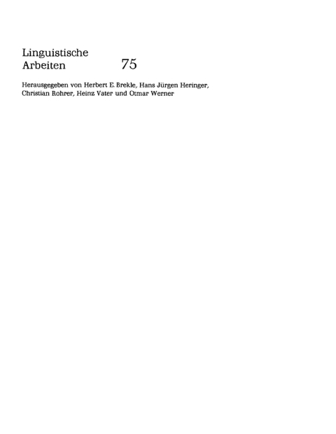 Cover image for book Arbeiten zur Konversationsanalyse