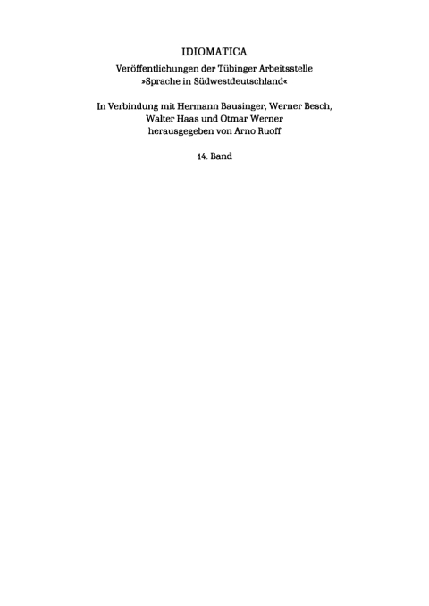 Cover image for book Die Präpositionen in gesprochener Sprache