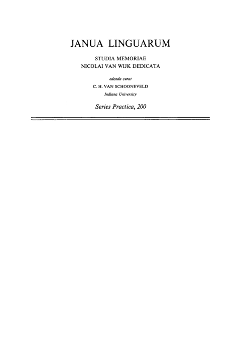 Cover image for book Hamito-Semitica