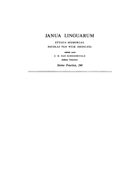 Cover image for book Die alten Postpositionen des Nenzischen