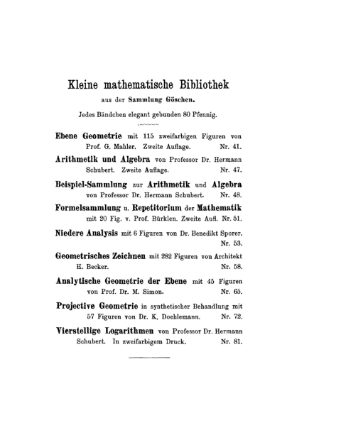 Cover image for book Analytische Geometrie des Raumes
