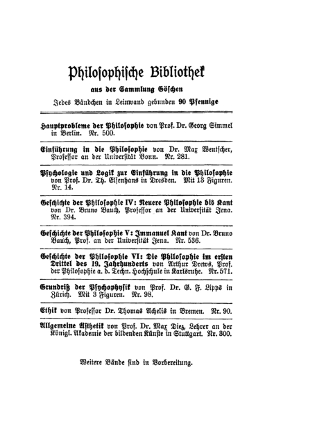 Cover image for book Die Philosophie im zweiten Drittel des 19. Jahrhunderts