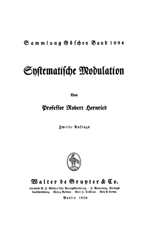 Cover image for book Systematische Modulation