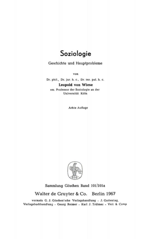 Cover image for book Soziologie