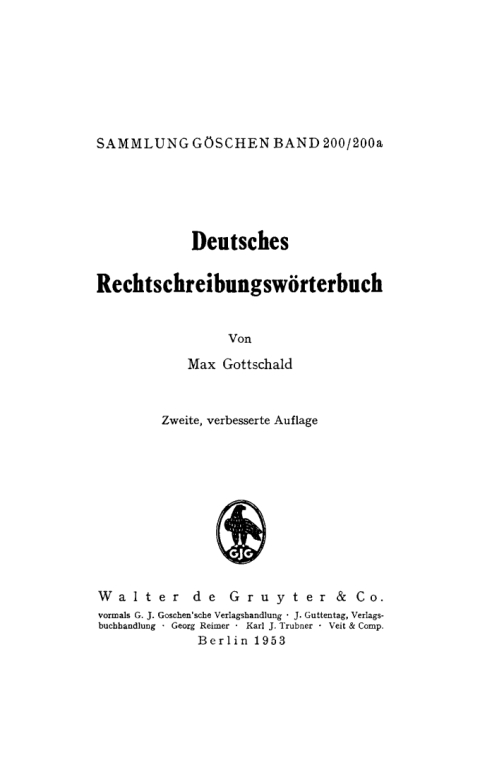 Cover image for book Deutsches Rechtschreibungswörterbuch