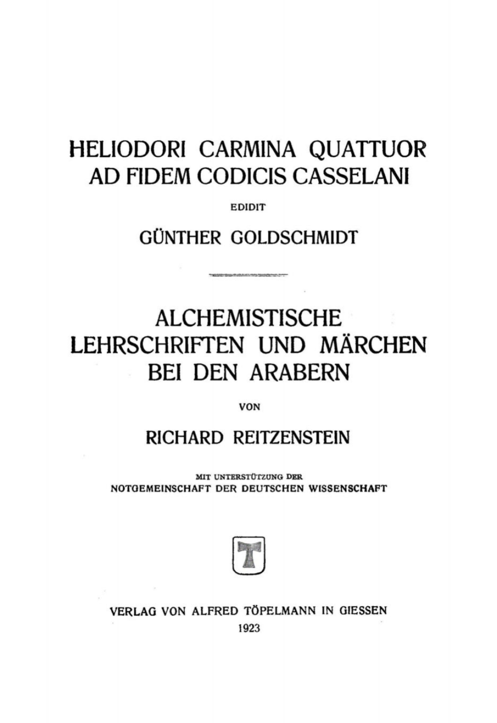 Page Fidelity Heliodori Carmina quattuor ad fidem codicis Casselani; $179.81