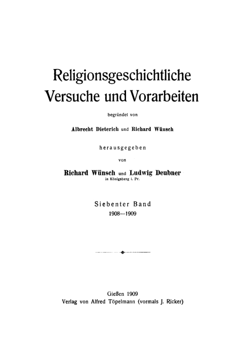 Cover image for book Geburtstag im Altertum