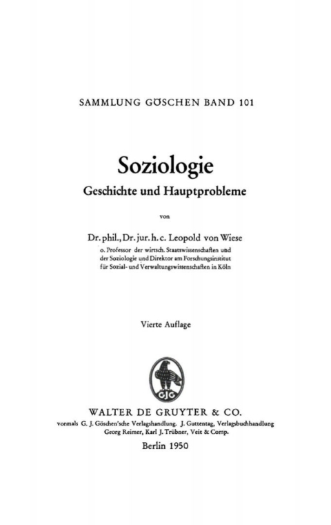 Cover image for book Soziologie