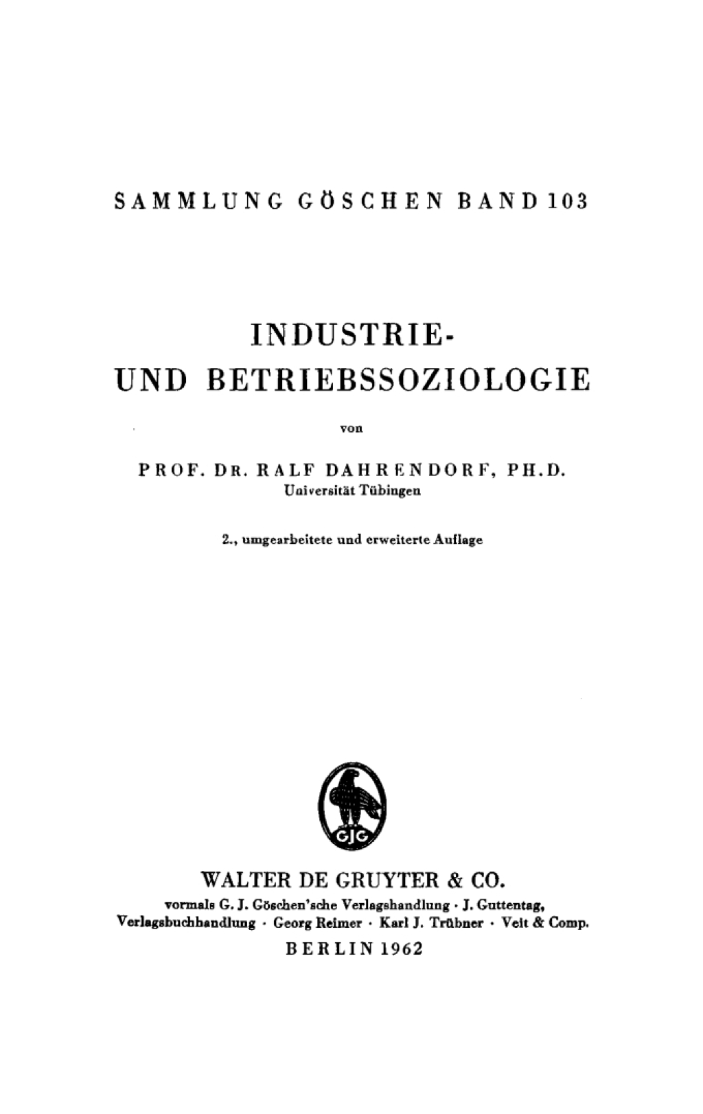Page Fidelity Industrie- und Betriebssoziologie; $179.81