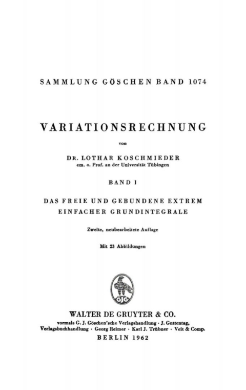 Cover image for book Das freie und gebundene Extrem einfacher Grundintegrale