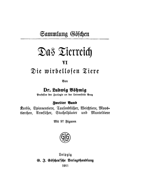Cover image for book Krebse, Spinnentiere, Tausendfüßer, Weichtiere, Moostierchen, Armfüßer, Stachelhäuter und Manteltiere