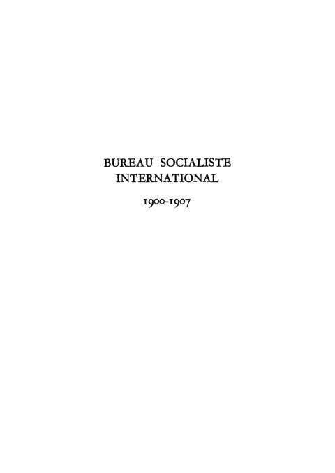 Cover image for book 1900–1907