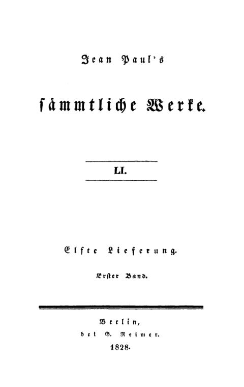 Cover image for book Elfte Lieferung. Erster Band: Dr. Katzenbergers Badereise; nebst einer Auswahl verbesserter Werkchen