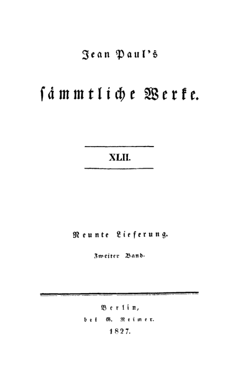 Cover image for book Neunte Lieferung. Zweiter Band: Vorschule der Aesthetik