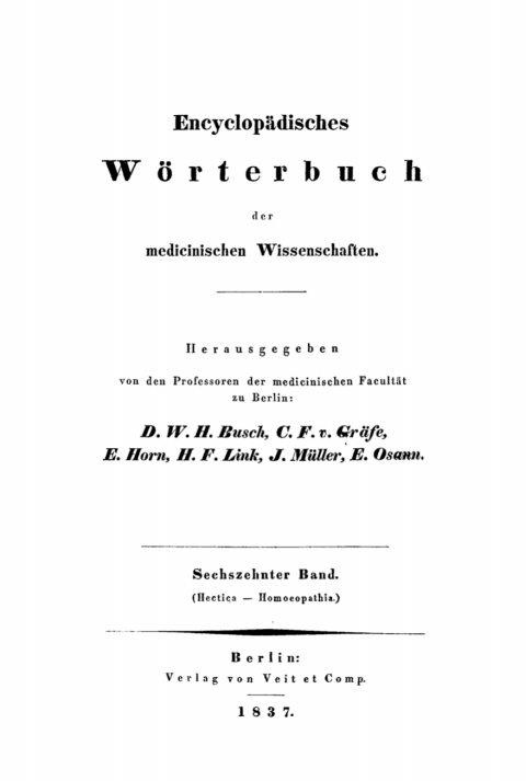 Cover image for book Hectica - Homoeopathia