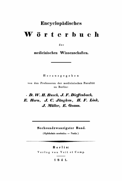 Cover image for book Ophthalmia scorbutica - Pestis