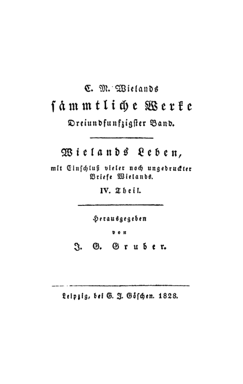Cover image for book Wielands Leben, Teil 4