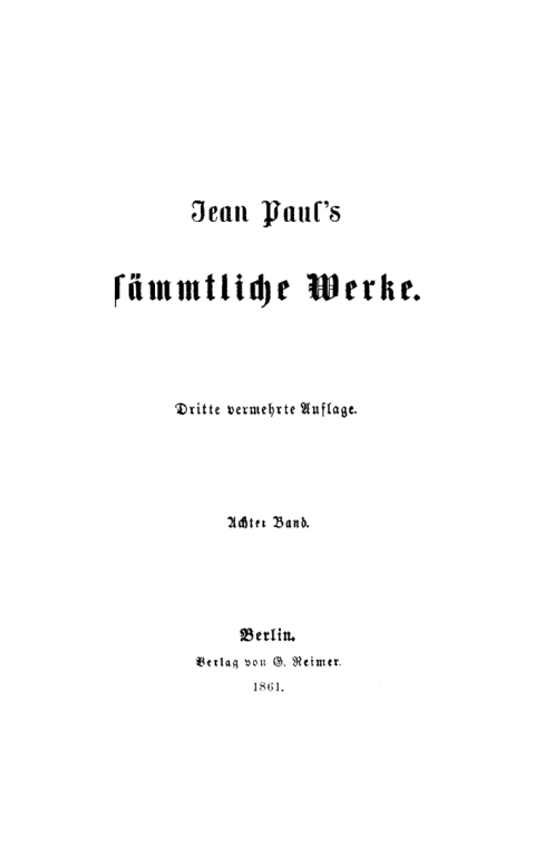 Cover image for book Hesperus, oder Fünfundvierzig Hundsposttage