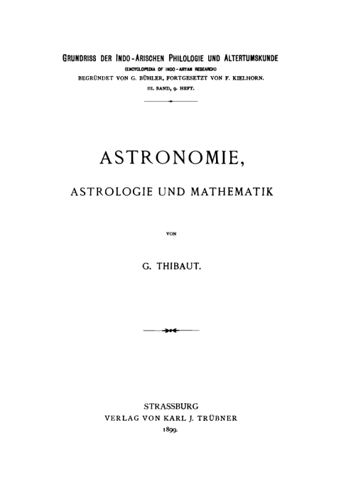 Cover image for book Astronomie, Astrologie und Mathematik