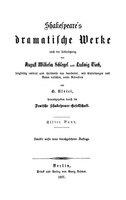 Cover image for book König Lear. Troilus und Cressida. Ende gut, alles gut