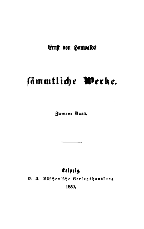 Cover image for book Ernst von Houwalds: Sämmtliche Werke. Band 2
