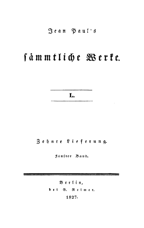 Cover image for book Zehnte Lieferung. Fünfter Band: Des Feldpredigers Schmelzle Reise nach Flätz mit fortgehenden Noten; nebst der Beichte des Teufels bei einem Staatsmanne