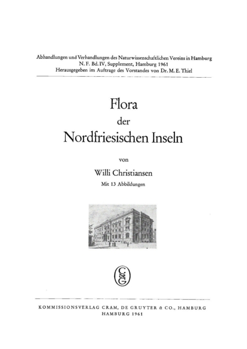 Cover image for book Flora der Nordfriesischen Inseln