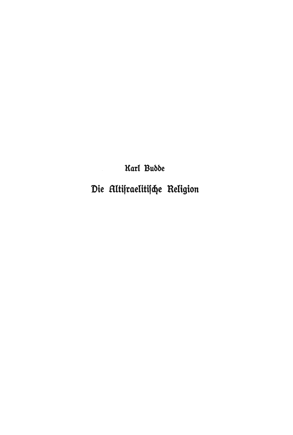 Page Fidelity Die altisraelitische Religion; $179.81