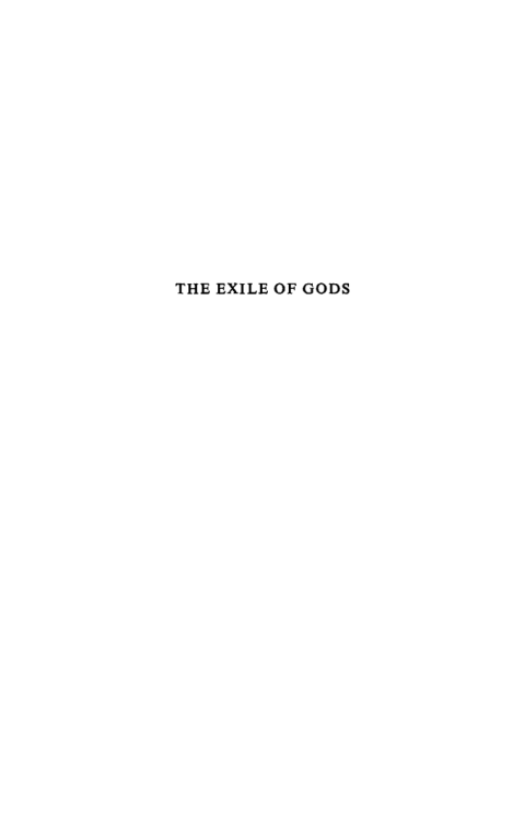 Cover image for book The exile of Gods