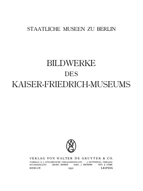 Cover image for book Bronzestatuetten