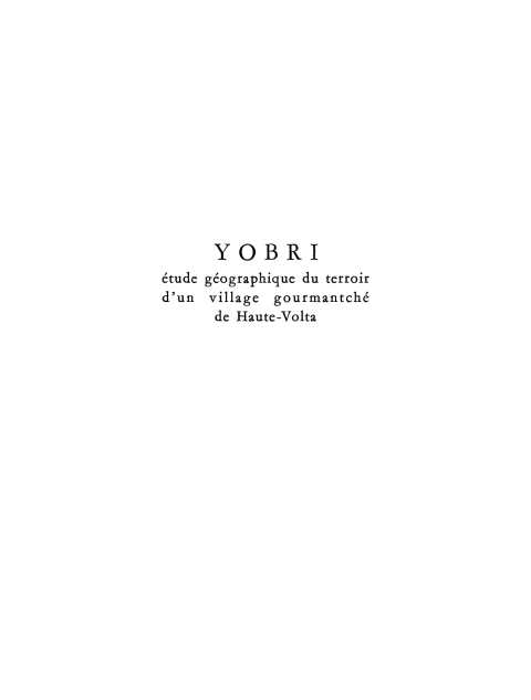 Cover image for book Yobri