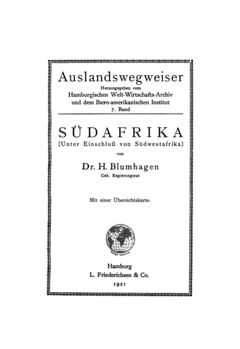 Cover image for book Südafrika