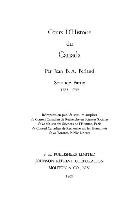 Cover image for book 1663–1759