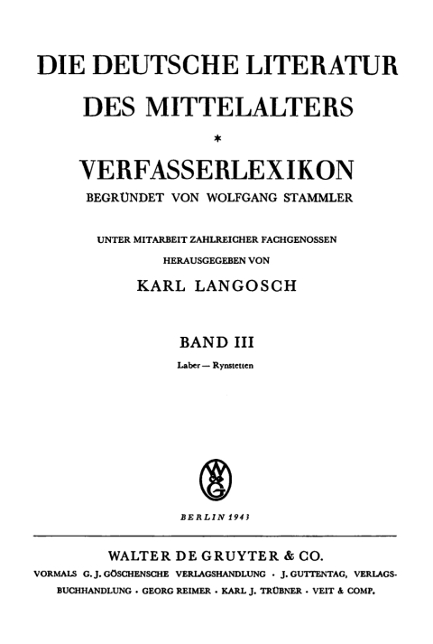Cover image for book Laber - Rynstetten