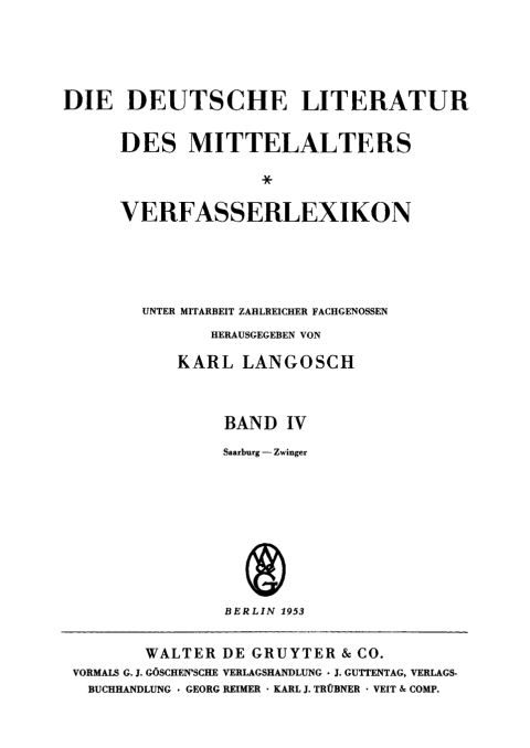 Cover image for book Saarburg - Zwinger
