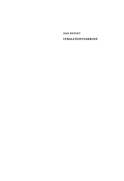 Cover image for book Einführung in die Praxis der modernen Inhalationsnarkose