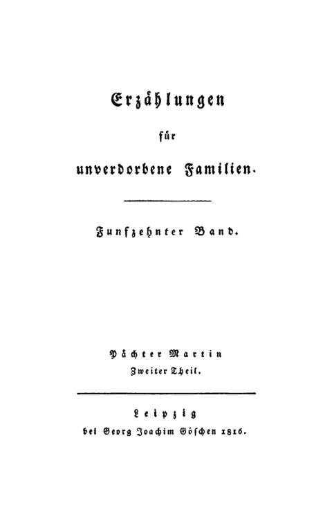 Cover image for book Pächter Martin und sein Vater, Teil 2