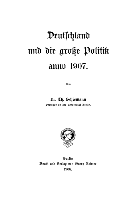 Cover image for book 1907
