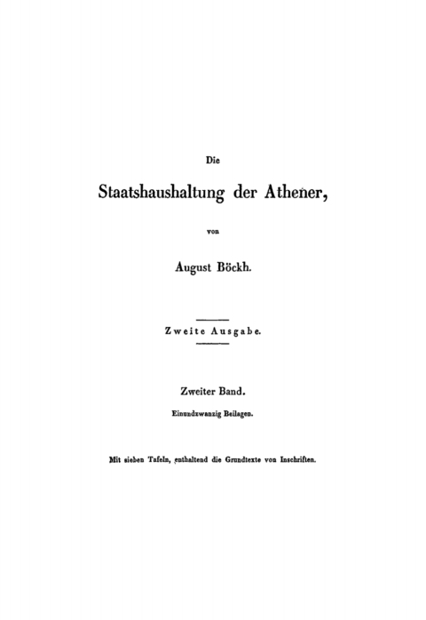 Cover image for book Einundzwanzig Beilagen