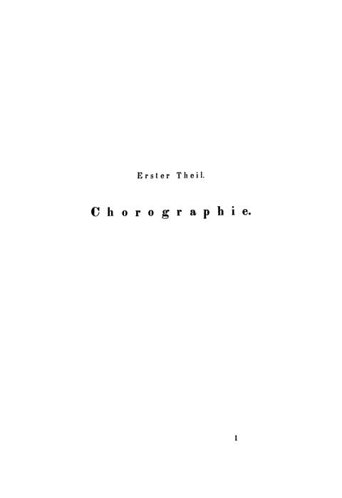 Cover image for book Chorographie
