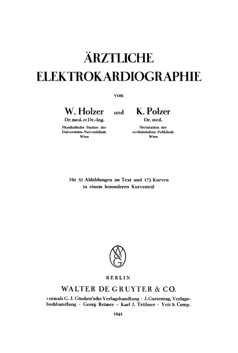 Cover image for book Ärztliche Elektrokardiographie
