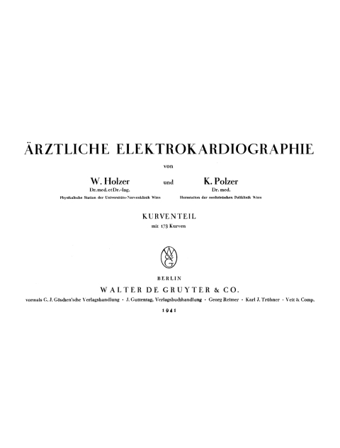 Cover image for book Ärztliche Elektrokardiographie