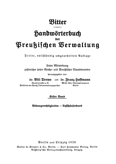 Cover image for book Abbaugerechtigkeiten - Kyffhäuserbund