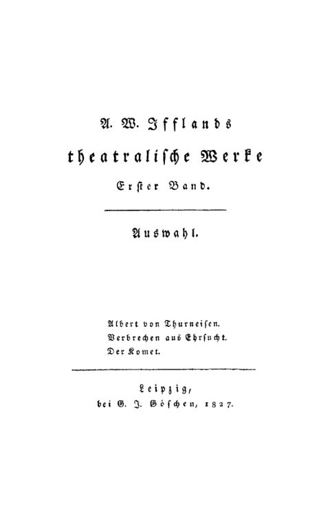 Cover image for book Albert von Thurneisen. Verbrechen aus Ehrsucht. Der Komet