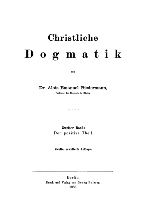Cover image for book Der positive Theil